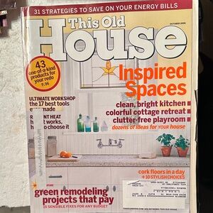 Four “This Old House” magazines